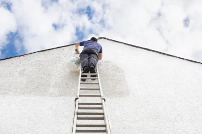 Peinture extérieure à Langé — façades et ravalement